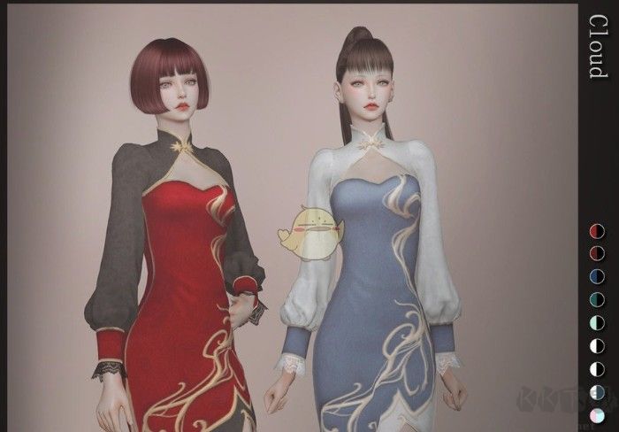 模擬人生4女性中國風旗袍MOD(附安裝教程)