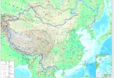 中國地形地勢圖 2021官方版