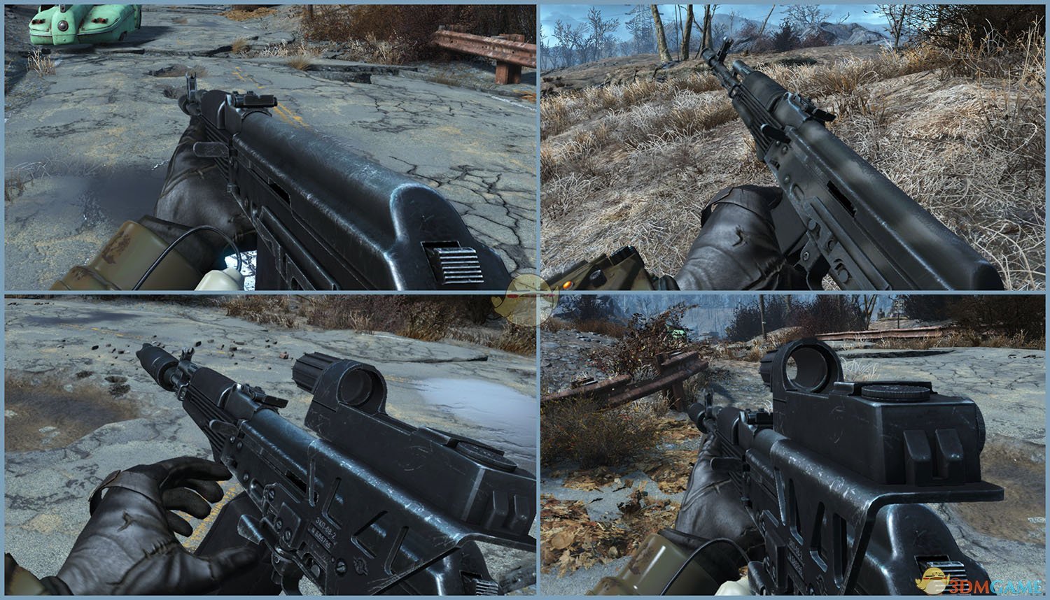 輻射4俄網AK74M沖鋒槍MOD