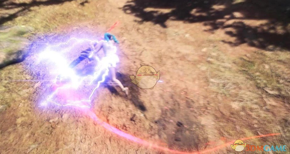 怪物獵人世界太刀招式組附加雷電特效MOD