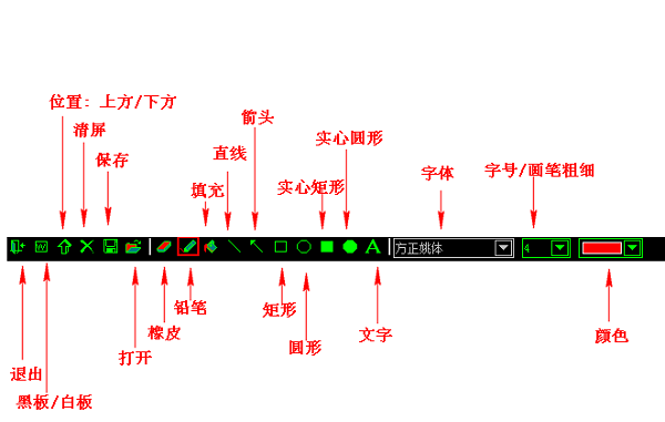 屏幕畫筆工具截圖