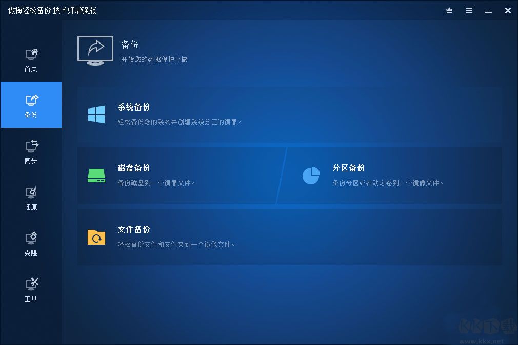 傲梅輕松備份技術(shù)師增強(qiáng)版PE鏡像版