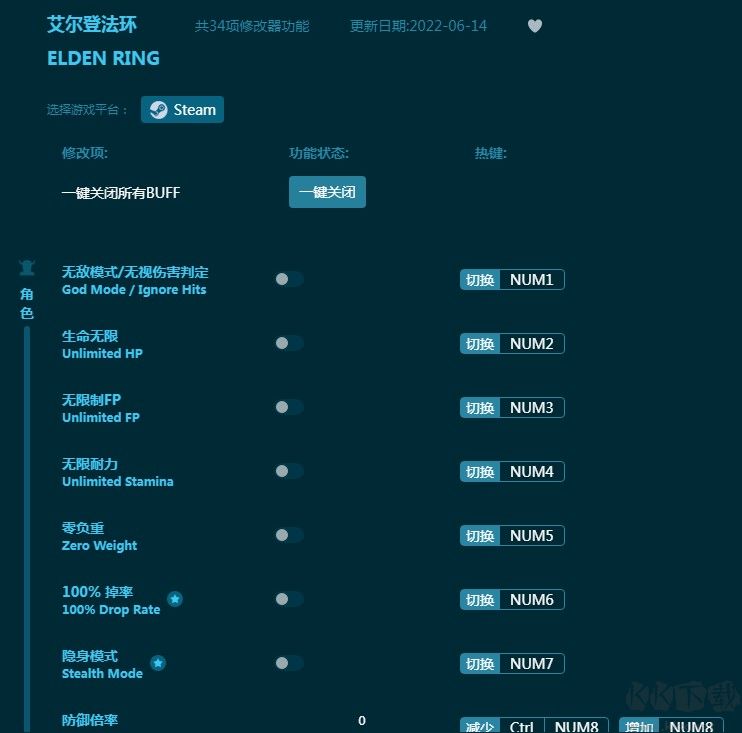 艾爾登法環(huán)多功能修改器
