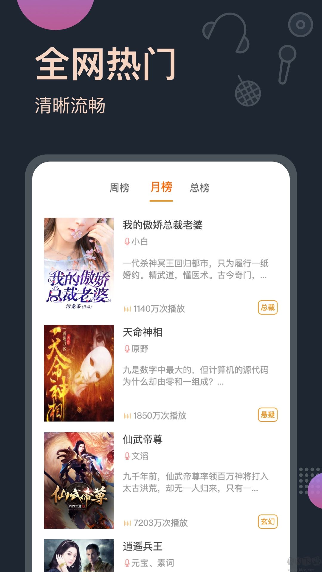 免費聽書王純凈版