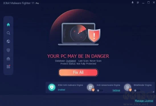 IObit Malware Fighter(間諜軟件清除工具)