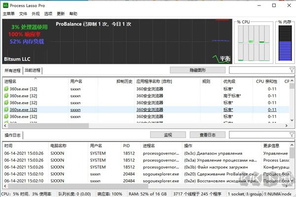 Process Lasso(進程優(yōu)化工具)