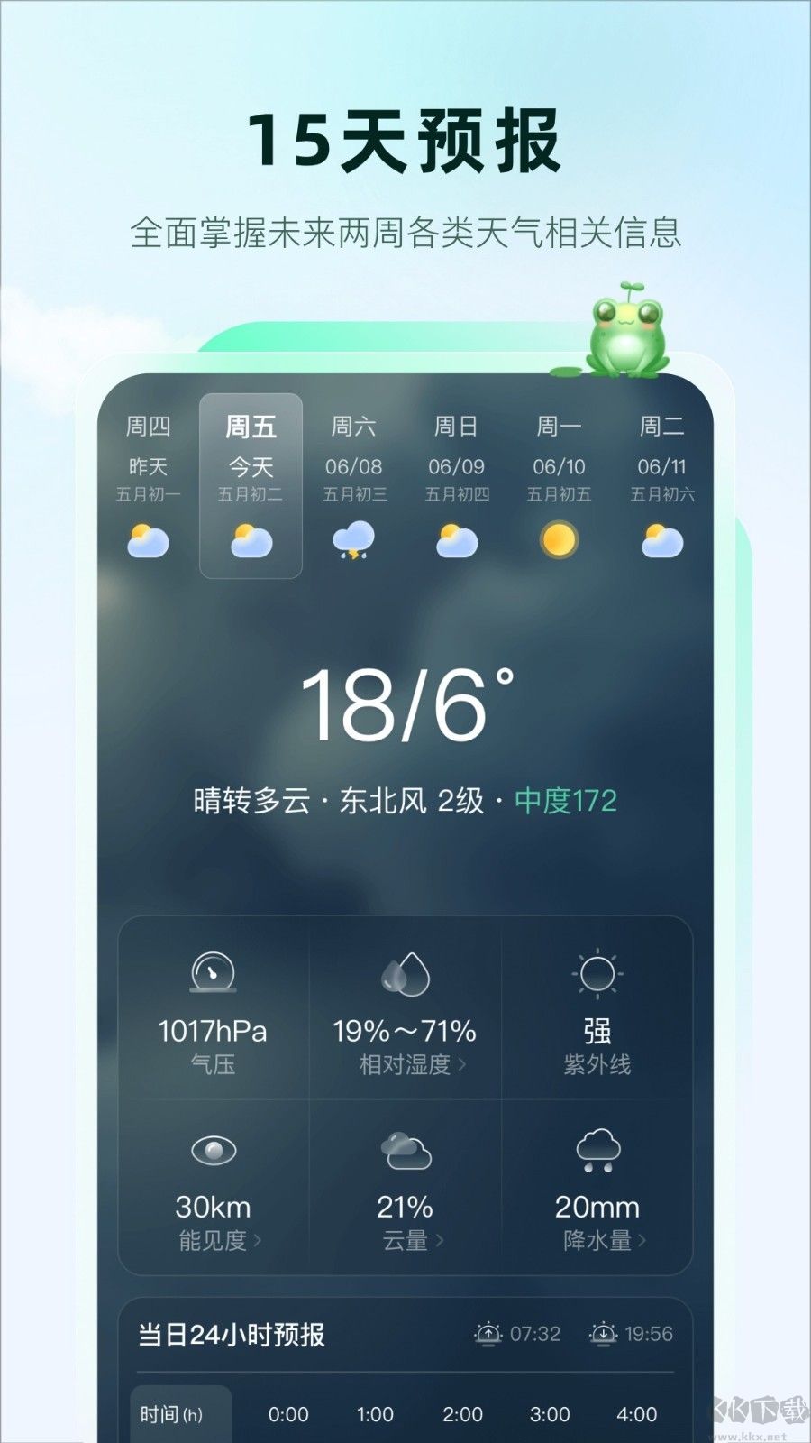 呱呱天氣預報免費版